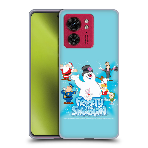 Frosty the Snowman Movie Key Art Group Soft Gel Case for Motorola Moto Edge 40
