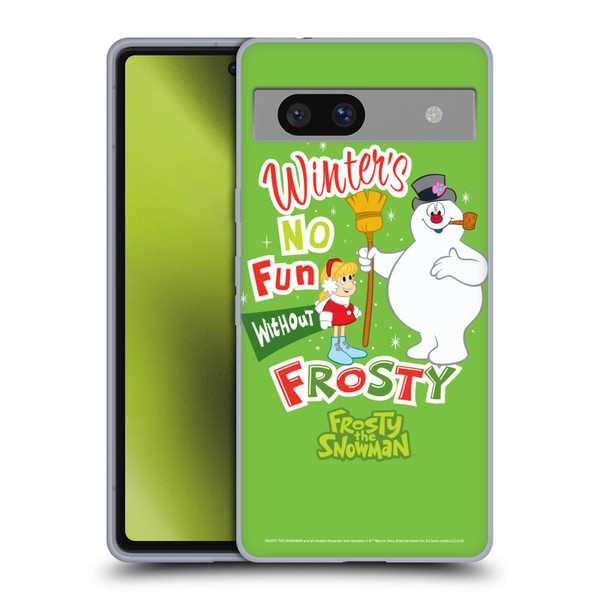 Frosty the Snowman Movie Key Art Winters Soft Gel Case for Google Pixel 7a