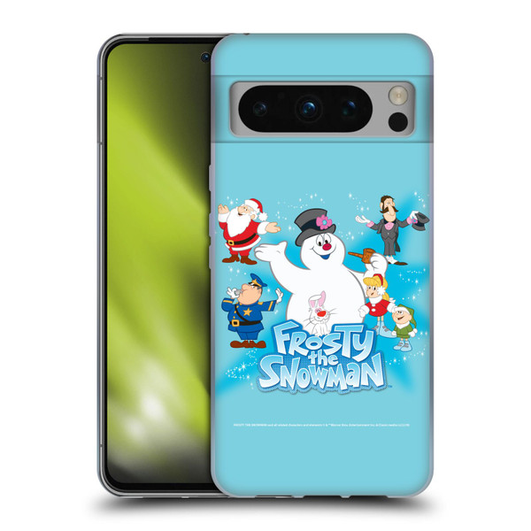 Frosty the Snowman Movie Key Art Group Soft Gel Case for Google Pixel 8 Pro
