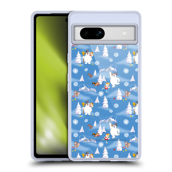 Frosty the Snowman Movie Patterns Pattern 6 Soft Gel Case for Google Pixel 7a