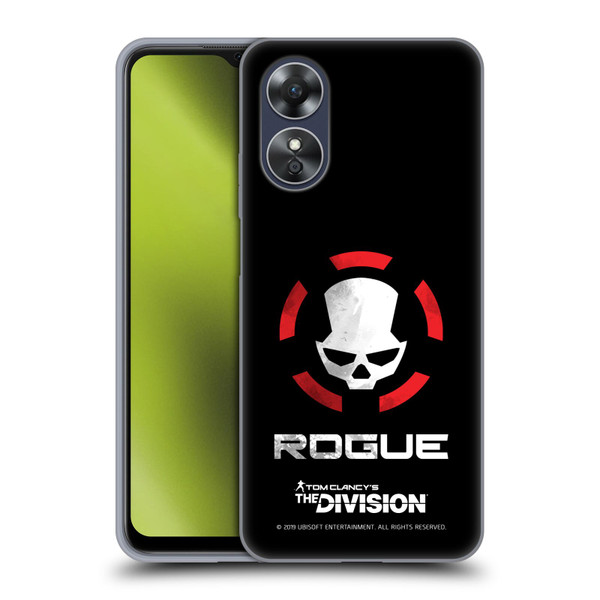 Tom Clancy's The Division Dark Zone Rouge Logo Soft Gel Case for OPPO A17