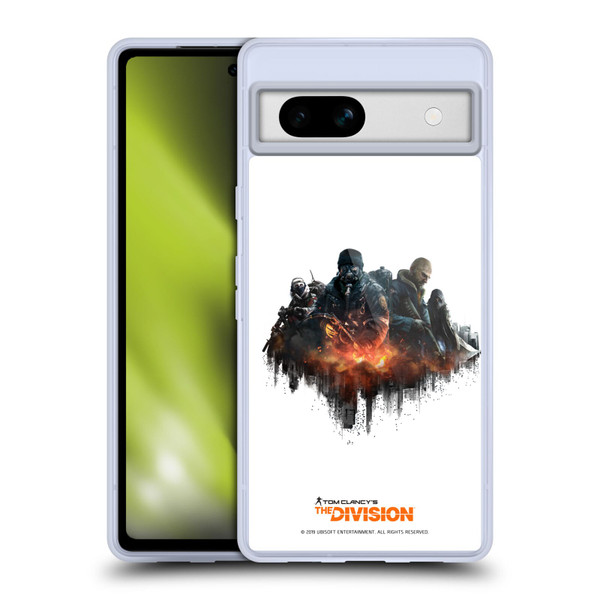 Tom Clancy's The Division Factions Group Soft Gel Case for Google Pixel 7a