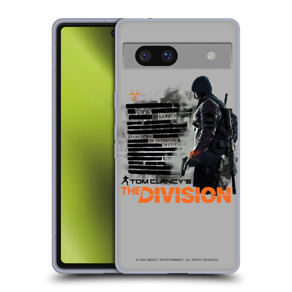 Tom Clancy's The Division Key Art Character Soft Gel Case for Google Pixel 7a