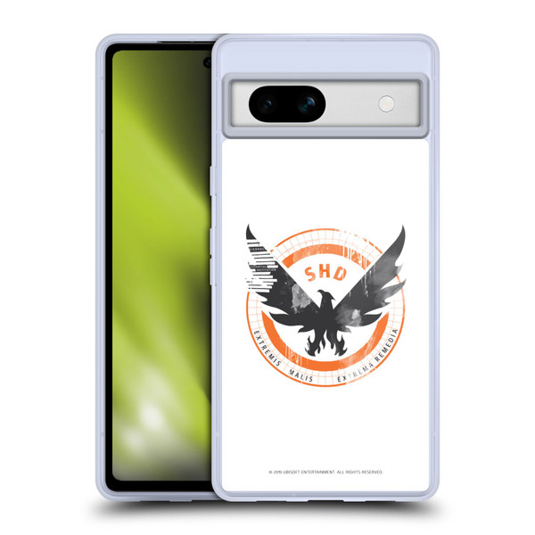 Tom Clancy's The Division Key Art Logo White Soft Gel Case for Google Pixel 7a