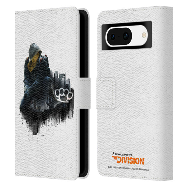 Tom Clancy's The Division Factions Rioters Leather Book Wallet Case Cover For Google Pixel 8