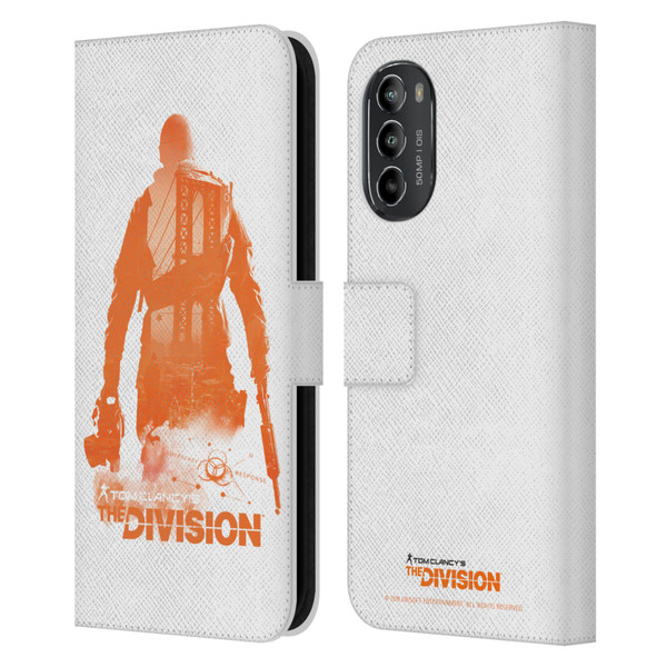 Tom Clancy's The Division Key Art Character 3 Leather Book Wallet Case Cover For Motorola Moto G82 5G