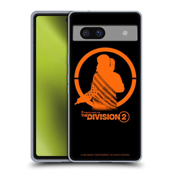Tom Clancy's The Division 2 Characters Female Agent Soft Gel Case for Google Pixel 7a