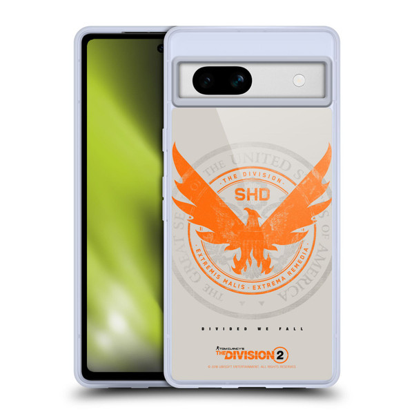 Tom Clancy's The Division 2 Key Art Phoenix US Seal Soft Gel Case for Google Pixel 7a