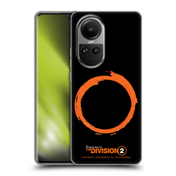 Tom Clancy's The Division 2 Logo Art Ring Soft Gel Case for OPPO Reno10 5G / Reno10 Pro 5G