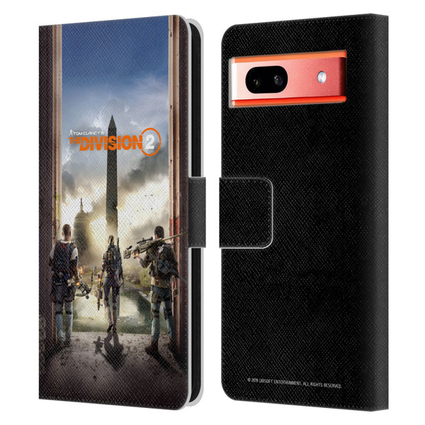 Tom Clancy's The Division 2 Characters Key Art Leather Book Wallet Case Cover For Google Pixel 7a