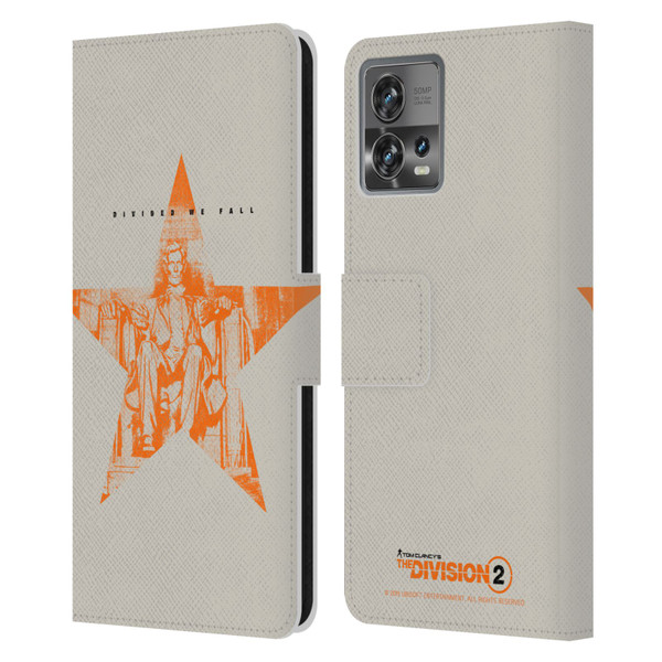 Tom Clancy's The Division 2 Key Art Lincoln Leather Book Wallet Case Cover For Motorola Moto Edge 30 Fusion