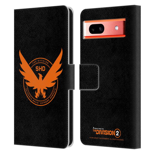 Tom Clancy's The Division 2 Logo Art Phoenix Leather Book Wallet Case Cover For Google Pixel 7a