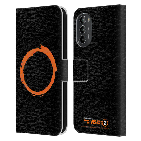 Tom Clancy's The Division 2 Logo Art Ring Leather Book Wallet Case Cover For Motorola Moto G82 5G