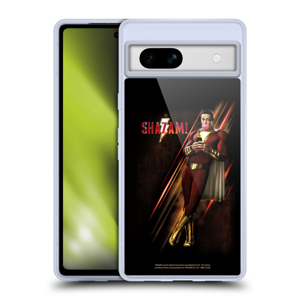 Shazam! 2019 Movie Character Art Poster Soft Gel Case for Google Pixel 7a