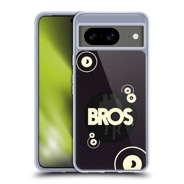 BROS Logo Art Retro Soft Gel Case for Google Pixel 8