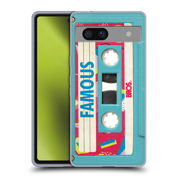 BROS Vintage Cassette Tapes When Will I Be Famous Soft Gel Case for Google Pixel 7a
