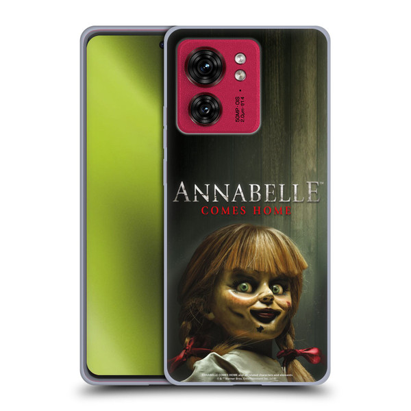 Annabelle Comes Home Doll Photography Portrait 2 Soft Gel Case for Motorola Moto Edge 40