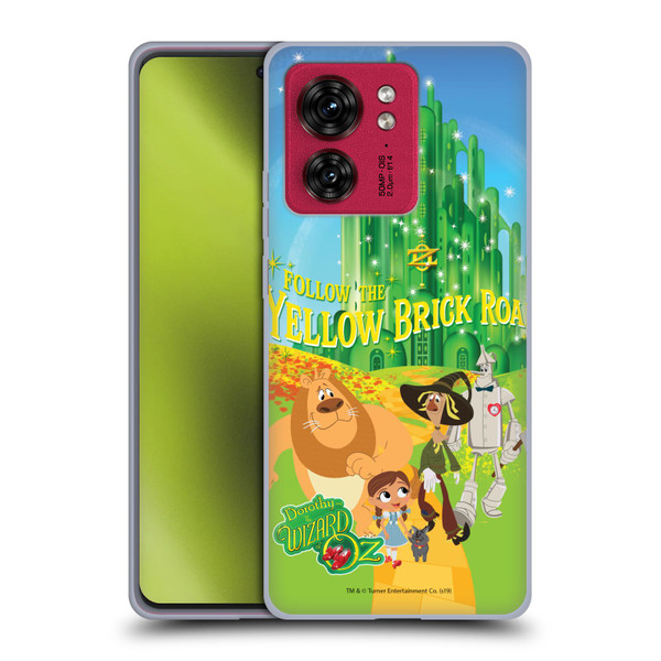 Dorothy and the Wizard of Oz Graphics Yellow Brick Road Soft Gel Case for Motorola Moto Edge 40