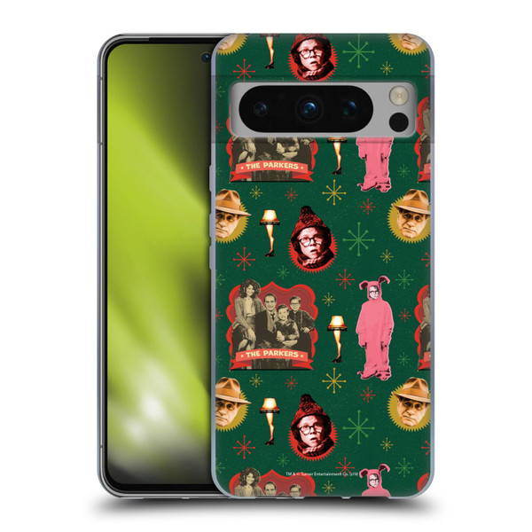 A Christmas Story Composed Art Alfie Family Pattern Soft Gel Case for Google Pixel 8 Pro