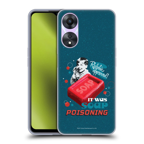 A Christmas Story Composed Art Alfie Soap Soft Gel Case for OPPO A78 4G