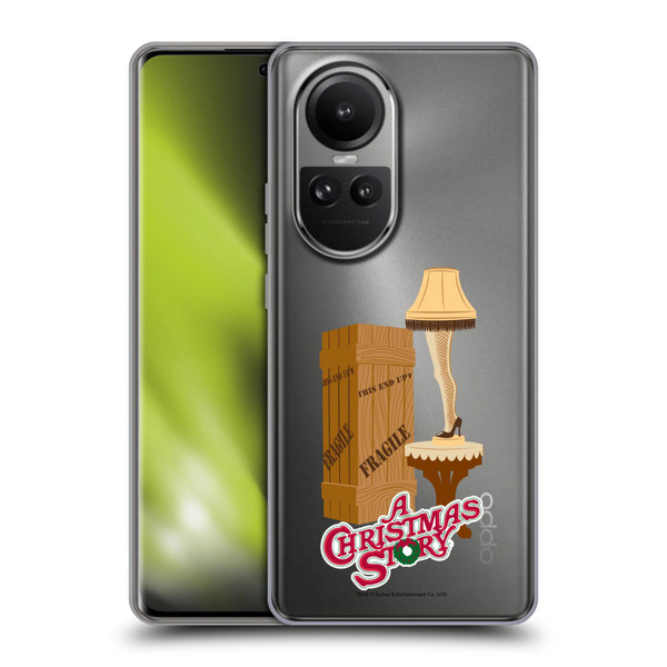 A Christmas Story Graphics Leg Lamp Soft Gel Case for OPPO Reno10 5G / Reno10 Pro 5G