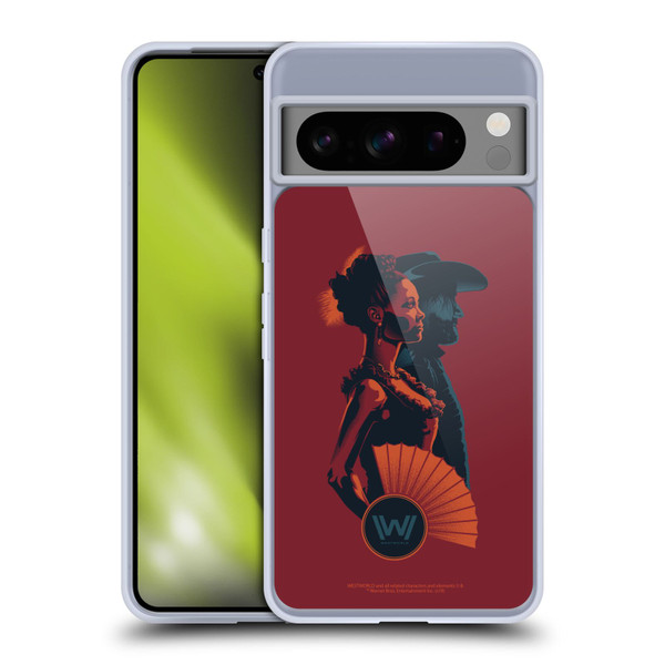 Westworld Graphics Maeve And Hector Soft Gel Case for Google Pixel 8 Pro