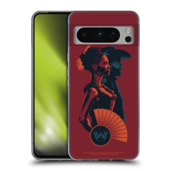 Westworld Graphics Maeve And Hector Soft Gel Case for Google Pixel 8 Pro