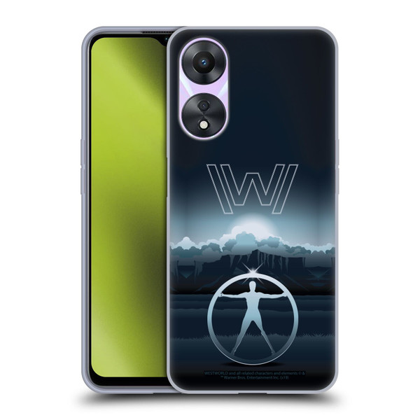 Westworld Graphics The Vitruvian Man Soft Gel Case for OPPO A78 5G