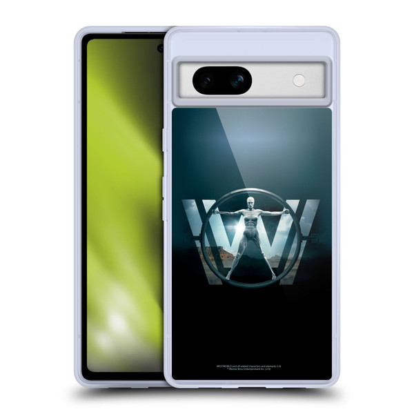 Westworld Key Art The Vitruvian Man Soft Gel Case for Google Pixel 7a