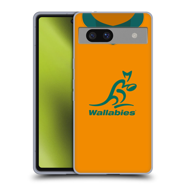Australia National Rugby Union Team 2021 Jersey Home Soft Gel Case for Google Pixel 7a