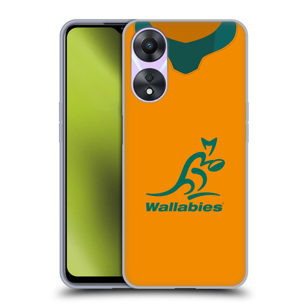 Australia National Rugby Union Team 2021 Jersey Home Soft Gel Case for OPPO A78 5G