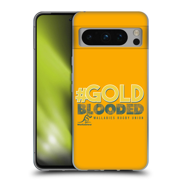Australia National Rugby Union Team Wallabies Goldblooded Soft Gel Case for Google Pixel 8 Pro