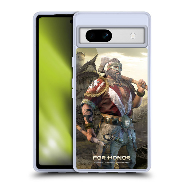 For Honor Characters Berserker Soft Gel Case for Google Pixel 7a