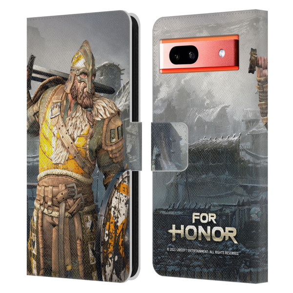 For Honor Characters Warlord Leather Book Wallet Case Cover For Google Pixel 7a