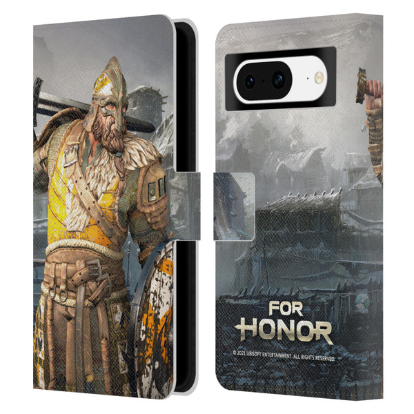 For Honor Characters Warlord Leather Book Wallet Case Cover For Google Pixel 8