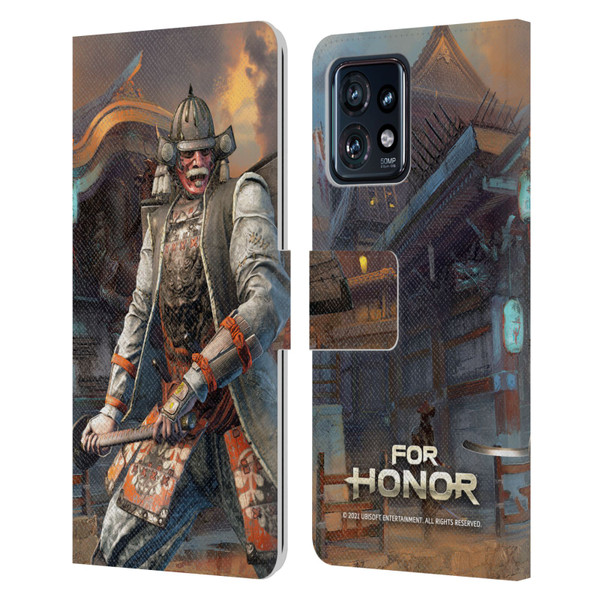 For Honor Characters Kensei Leather Book Wallet Case Cover For Motorola Moto Edge 40 Pro