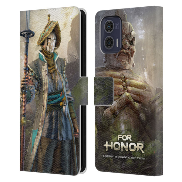 For Honor Characters Nobushi Leather Book Wallet Case Cover For Motorola Moto G73 5G