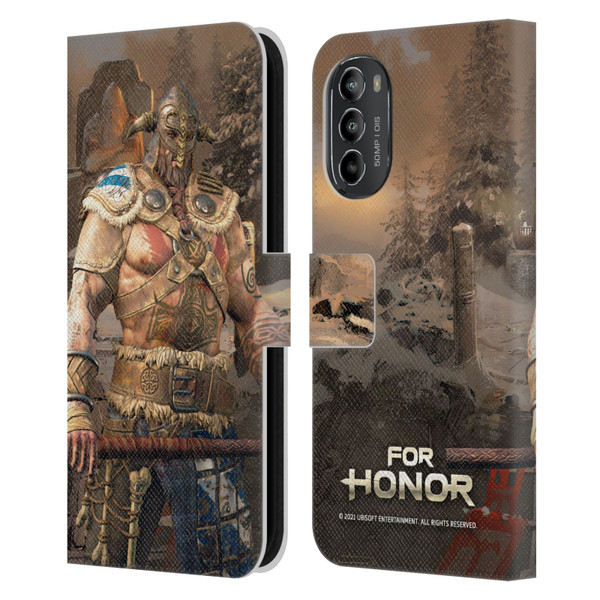 For Honor Characters Raider Leather Book Wallet Case Cover For Motorola Moto G82 5G
