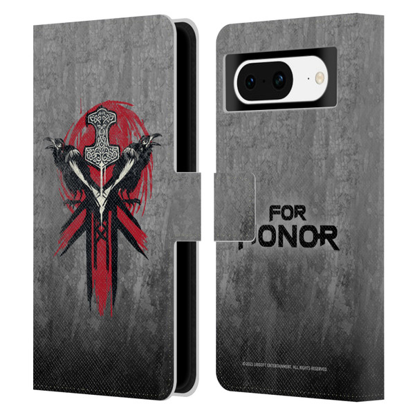 For Honor Icons Viking Leather Book Wallet Case Cover For Google Pixel 8