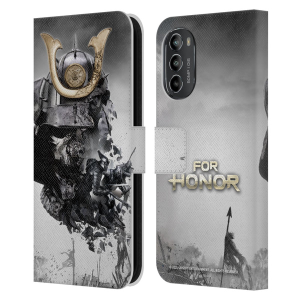 For Honor Key Art Samurai Leather Book Wallet Case Cover For Motorola Moto G82 5G