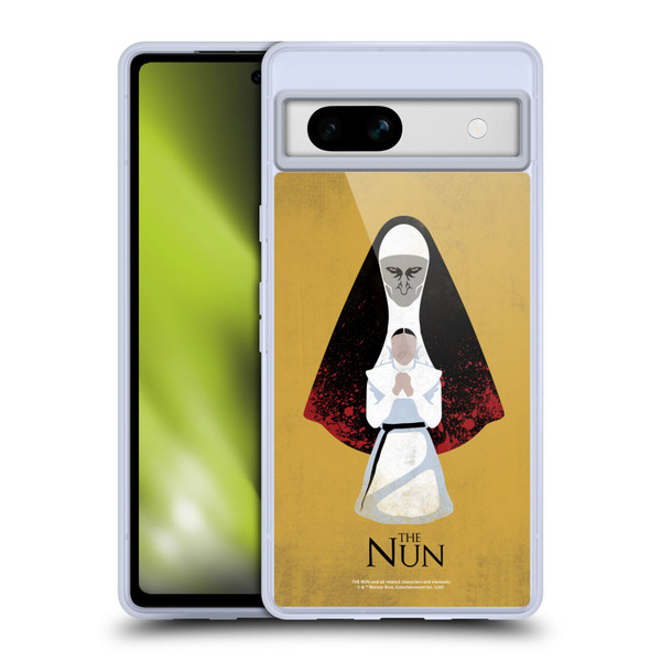 The Nun Valak Graphics Pray Soft Gel Case for Google Pixel 7a