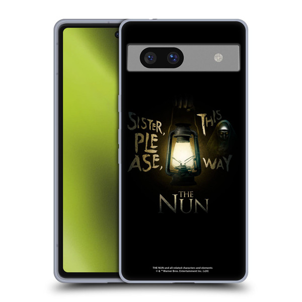 The Nun Valak Graphics This Way Soft Gel Case for Google Pixel 7a