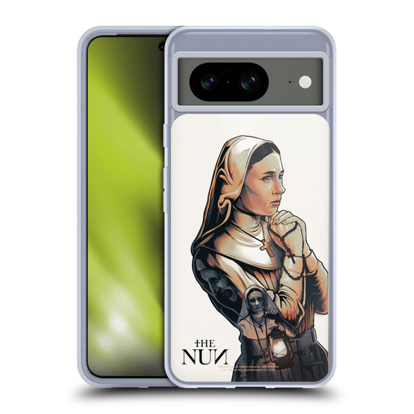 The Nun Valak Graphics Pray 2 Soft Gel Case for Google Pixel 8