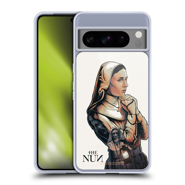 The Nun Valak Graphics Pray 2 Soft Gel Case for Google Pixel 8 Pro