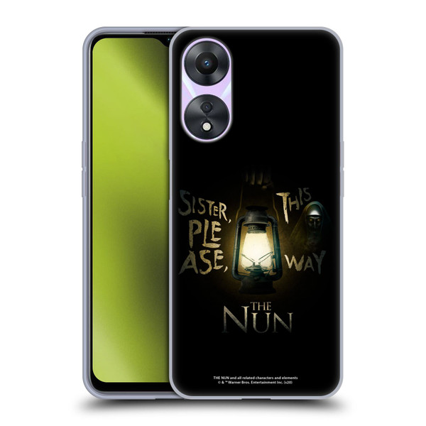 The Nun Valak Graphics This Way Soft Gel Case for OPPO A78 5G