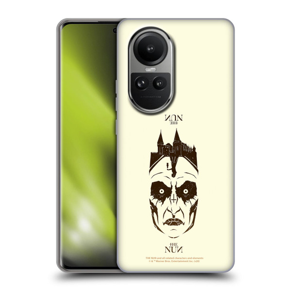 The Nun Valak Graphics Double Exposure 2 Soft Gel Case for OPPO Reno10 5G / Reno10 Pro 5G