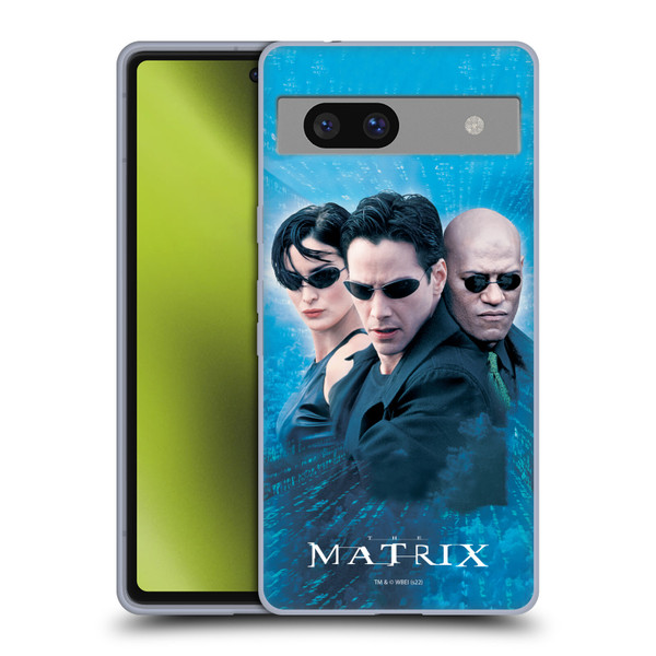 The Matrix Key Art Group 3 Soft Gel Case for Google Pixel 7a