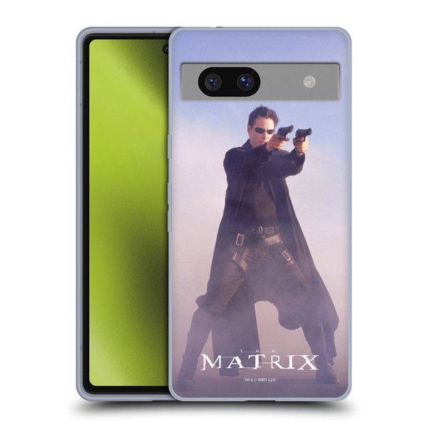 The Matrix Key Art Neo 2 Soft Gel Case for Google Pixel 7a
