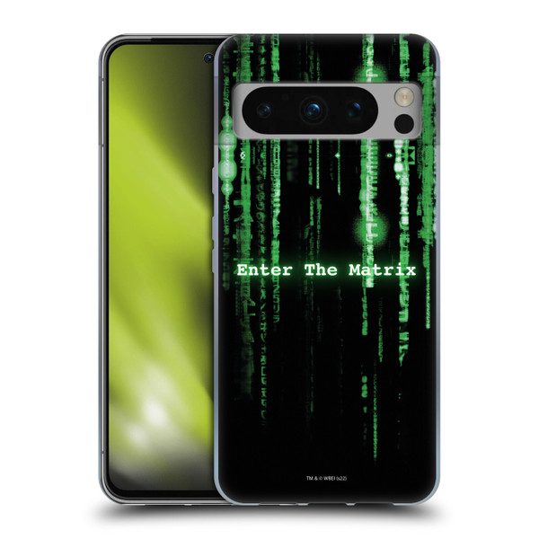 The Matrix Key Art Enter The Matrix Soft Gel Case for Google Pixel 8 Pro