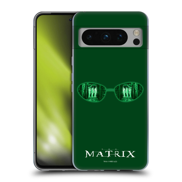 The Matrix Key Art Glass Soft Gel Case for Google Pixel 8 Pro